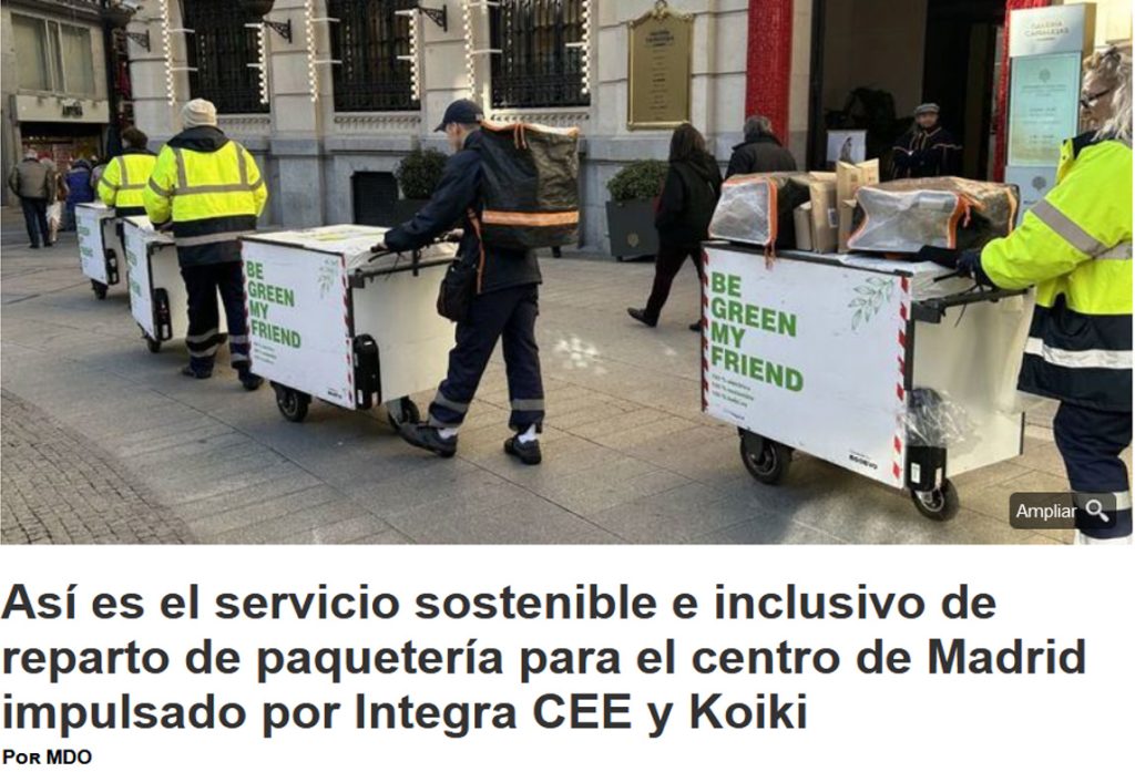 madrid 360 reparto sostenible distribucion